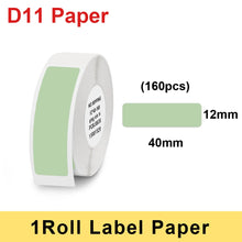 Load image into Gallery viewer, Multicolor D11 Printing Label For Niimbot D11 D110 Wireless Label Printer Waterproof Anti-Oil Tear-Resistant Thermal Label Paper