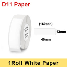 Load image into Gallery viewer, Multicolor D11 Printing Label For Niimbot D11 D110 Wireless Label Printer Waterproof Anti-Oil Tear-Resistant Thermal Label Paper