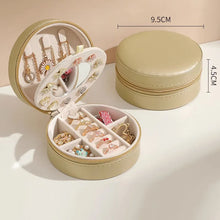 Load image into Gallery viewer, Multilayer jewelry box small stud earrings box ring receive box necklaces earrings jewelry box portable cassette jewelry mirrors