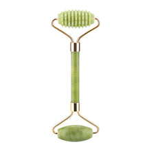 Load image into Gallery viewer, Multiple Sizes Scraping Natural Green Stone GUASHA Board & Face Jade Roller For Facial Firming Lift SPA Skincare Massage Gua Sha