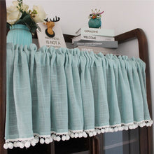 Load image into Gallery viewer, Kitchen Cabinet Curtain Dustproof Half-curtain Wardrobe Cover for Bay Window Short Curtain Door Partition Cabinet Drape