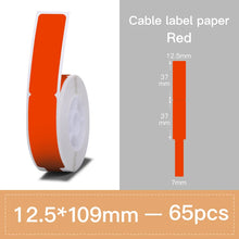 Load image into Gallery viewer, NIIMBOT Thermal Label Paper for D101 D11 D110 Portable Label Maker Self-adhesive Sticker Waterproof Price Address Cable Tape