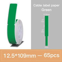 Load image into Gallery viewer, NIIMBOT Thermal Label Paper for D101 D11 D110 Portable Label Maker Self-adhesive Sticker Waterproof Price Address Cable Tape