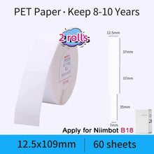 Load image into Gallery viewer, NIIMBOT b18 Thermal transfer label printer Wireless Bluetooth connection, B18 decal paper , printing a variety of color ribbon