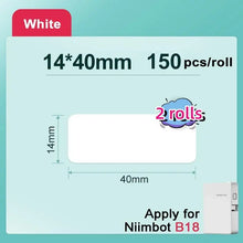 Load image into Gallery viewer, NIIMBOT b18 Thermal transfer label printer Wireless Bluetooth connection, B18 decal paper , printing a variety of color ribbon