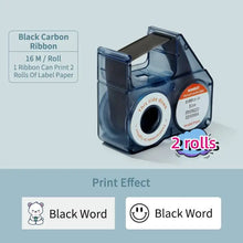 Load image into Gallery viewer, NIIMBOT b18 Thermal transfer label printer Wireless Bluetooth connection, B18 decal paper , printing a variety of color ribbon