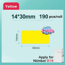 Load image into Gallery viewer, NIIMBOT b18 Thermal transfer label printer Wireless Bluetooth connection, B18 decal paper , printing a variety of color ribbon