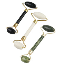 Load image into Gallery viewer, Natural Face Massager For Guasha Scraper Jade Roller Massage Face Gua sha Scraper Jade Roller Microniddle Roller Face Massager