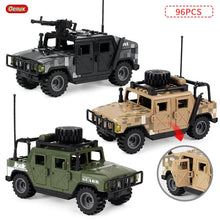 Load image into Gallery viewer, Military Jeeped Car Vehicle Model Building Block Mini Army Soldiers Figures Enlighten Brick MOC Toy For Kids Gift