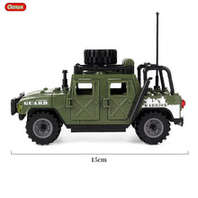 Load image into Gallery viewer, Military Jeeped Car Vehicle Model Building Block Mini Army Soldiers Figures Enlighten Brick MOC Toy For Kids Gift