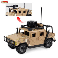 Load image into Gallery viewer, Military Jeeped Car Vehicle Model Building Block Mini Army Soldiers Figures Enlighten Brick MOC Toy For Kids Gift