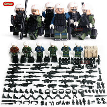 Load image into Gallery viewer, Military Jeeped Car Vehicle Model Building Block Mini Army Soldiers Figures Enlighten Brick MOC Toy For Kids Gift