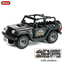 Load image into Gallery viewer, Military Jeeped Car Vehicle Model Building Block Mini Army Soldiers Figures Enlighten Brick MOC Toy For Kids Gift
