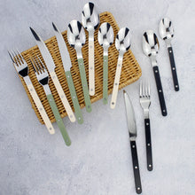 Load image into Gallery viewer, New Design ABS Handle Rivets Decoration Dinnerware 4 In 1 Set Stainless Steel Mirror Polish Handy Cutlery Utensils For Kitchen