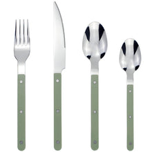 Load image into Gallery viewer, New Design ABS Handle Rivets Decoration Dinnerware 4 In 1 Set Stainless Steel Mirror Polish Handy Cutlery Utensils For Kitchen