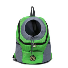 Load image into Gallery viewer, New Double Shoulder Portable Travel Backpack Outdoor Pet Dog Carrier Bag Pet Dog Front Bag Breathable Mesh Cat Shoulders Bag