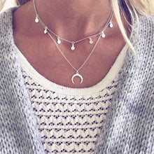 Load image into Gallery viewer, New European Lock Pendants Women Necklaces Exaggerated Gold Color Chain Neckalces Personality Collars for Female colar choker