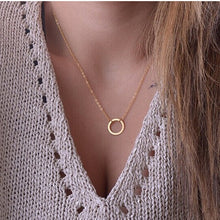 Load image into Gallery viewer, New European Lock Pendants Women Necklaces Exaggerated Gold Color Chain Neckalces Personality Collars for Female colar choker