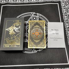 Load image into Gallery viewer, New Plastic Rider Hot Stamping Gold Foil Tarot Exquisite Board Game Divination Cards For Collection