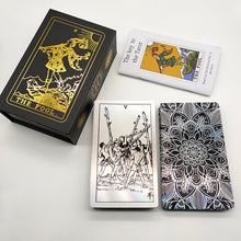Load image into Gallery viewer, New Plastic Rider Hot Stamping Gold Foil Tarot Exquisite Board Game Divination Cards For Collection