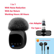 Load image into Gallery viewer, New R8 Wireless Lavalier Microphone Portable Audio Video Recording Mini Mic for iPhone Android Live Broadcast Gaming Phone Mic