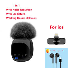 Load image into Gallery viewer, New R8 Wireless Lavalier Microphone Portable Audio Video Recording Mini Mic for iPhone Android Live Broadcast Gaming Phone Mic