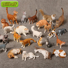 Load image into Gallery viewer, New Simulation Wild Animal Model Toys Set White Pet Cat Poultry Orange Cat Action Figure Cognition Educational Toy for Childrens