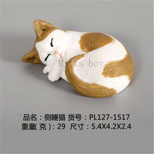 Load image into Gallery viewer, New Simulation Wild Animal Model Toys Set White Pet Cat Poultry Orange Cat Action Figure Cognition Educational Toy for Childrens
