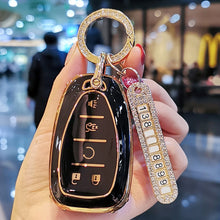 Load image into Gallery viewer, New TPU Car Key Case Cover For Chevrolet 2017-2019 Chevy Malibu Camaro Cruze Traverse Sonic Volt Bolt Equinox 3/4/5 Buttons Key