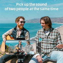 Load image into Gallery viewer, New Wireless Lavalier Microphone Noise Cancelling Audio Video Recording for iPhone/iPad/Android/Xiaomi/Samsung Live Game Mic