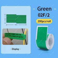 Load image into Gallery viewer, NiiMBOT B1 B21 B3S Cable Label Printing Sticker Network Cable Optical Fiber Tail Adhesive Network Switch Cable P Label Paper