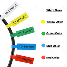 Load image into Gallery viewer, Niimbot B1 B21 B203 Label Printer Wire Cable Sticker Thermal Printing Paper Self Adhesive Waterproof Identification Fiber Tag