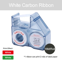 Load image into Gallery viewer, Niimbot B18 PET Label Paper Keep 8-10 Years Scratch-Resistant Tape Sticker And Colorful Carbon Ribbon For Portable Label Printer