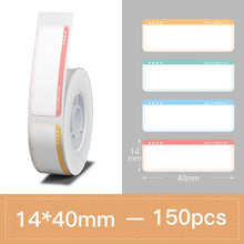 Load image into Gallery viewer, Niimbot B18 PET Label Paper Keep 8-10 Years Scratch-Resistant Tape Sticker And Colorful Carbon Ribbon For Portable Label Printer