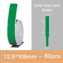 Load image into Gallery viewer, Niimbot B18 PET Label Paper Keep 8-10 Years Scratch-Resistant Tape Sticker And Colorful Carbon Ribbon For Portable Label Printer
