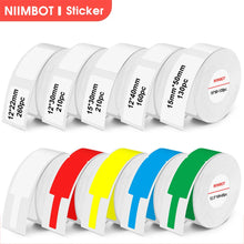 Load image into Gallery viewer, Niimbot D11 D101 D110 Printer Label Sticker Thermal Paper Wire Cable Sticker Labels Tape Paper for Niimbot Wireless Label Maker