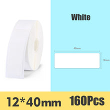 Load image into Gallery viewer, Niimbot D11/D101/D110 White Paper Waterproof Thermal Paper for Pocket Label Printer D11 Label Printer
