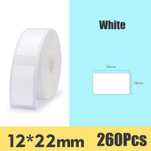 Load image into Gallery viewer, Niimbot D11/D101/D110 White Paper Waterproof Thermal Paper for Pocket Label Printer D11 Label Printer