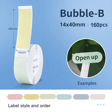 Load image into Gallery viewer, Niimbot D11 D110 D101 Mini Thermal Label Printer Paper Waterproof Anti-Oil Printing Label No Glue Scratch-Resistant Tape Sticker
