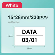 Load image into Gallery viewer, Niimbot D11 D110 D101 Mini Thermal Label Printer Paper Waterproof Anti-Oil Printing Label No Glue Scratch-Resistant Tape Sticker