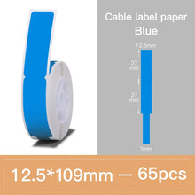 Load image into Gallery viewer, Niimbot D11 D110 D101 Mini Thermal Label Printer Paper Waterproof Anti-Oil Printing Label No Glue Scratch-Resistant Tape Sticker
