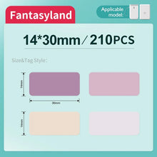 Load image into Gallery viewer, Niimbot D11 D110 D101 Mini Thermal Label Printer Paper Waterproof Anti-Oil Printing Label No Glue Scratch-Resistant Tape Sticker