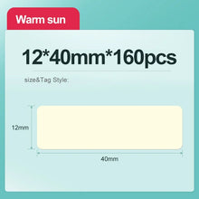 Load image into Gallery viewer, Niimbot D11 D110 D101 Mini Thermal Label Printer Paper Waterproof Anti-Oil Printing Label No Glue Scratch-Resistant Tape Sticker