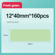 Load image into Gallery viewer, Niimbot D11 D110 D101 Mini Thermal Label Printer Paper Waterproof Anti-Oil Printing Label No Glue Scratch-Resistant Tape Sticker