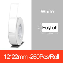 Load image into Gallery viewer, Niimbot D11 D110 Label Maker Tape Sticker Replacement Transparent Colorful White Label Machine Print Paper Waterproof Tearproof