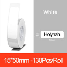 Load image into Gallery viewer, Niimbot D11 D110 Label Maker Tape Sticker Replacement Transparent Colorful White Label Machine Print Paper Waterproof Tearproof