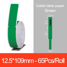 Load image into Gallery viewer, Niimbot D11 D110 Label Maker Tape Sticker Replacement Transparent Colorful White Label Machine Print Paper Waterproof Tearproof