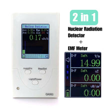Load image into Gallery viewer, Nuclear Radiation Tester Electromagnetic Radiometer Radiation Dosimeter Geiger Counter Personals Dosimeter X-ray Beta Gamma