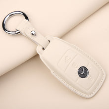 Load image into Gallery viewer, For 21 Mercedes-Benz New E-Class Key Cover E200l C260l A200l S-Class GLC Leather Keychain