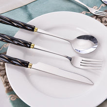 Load image into Gallery viewer, Stainless-Steel Knife and Fork Set Western Tableware Household Steak Knife, Fork and Spoon Gift Set